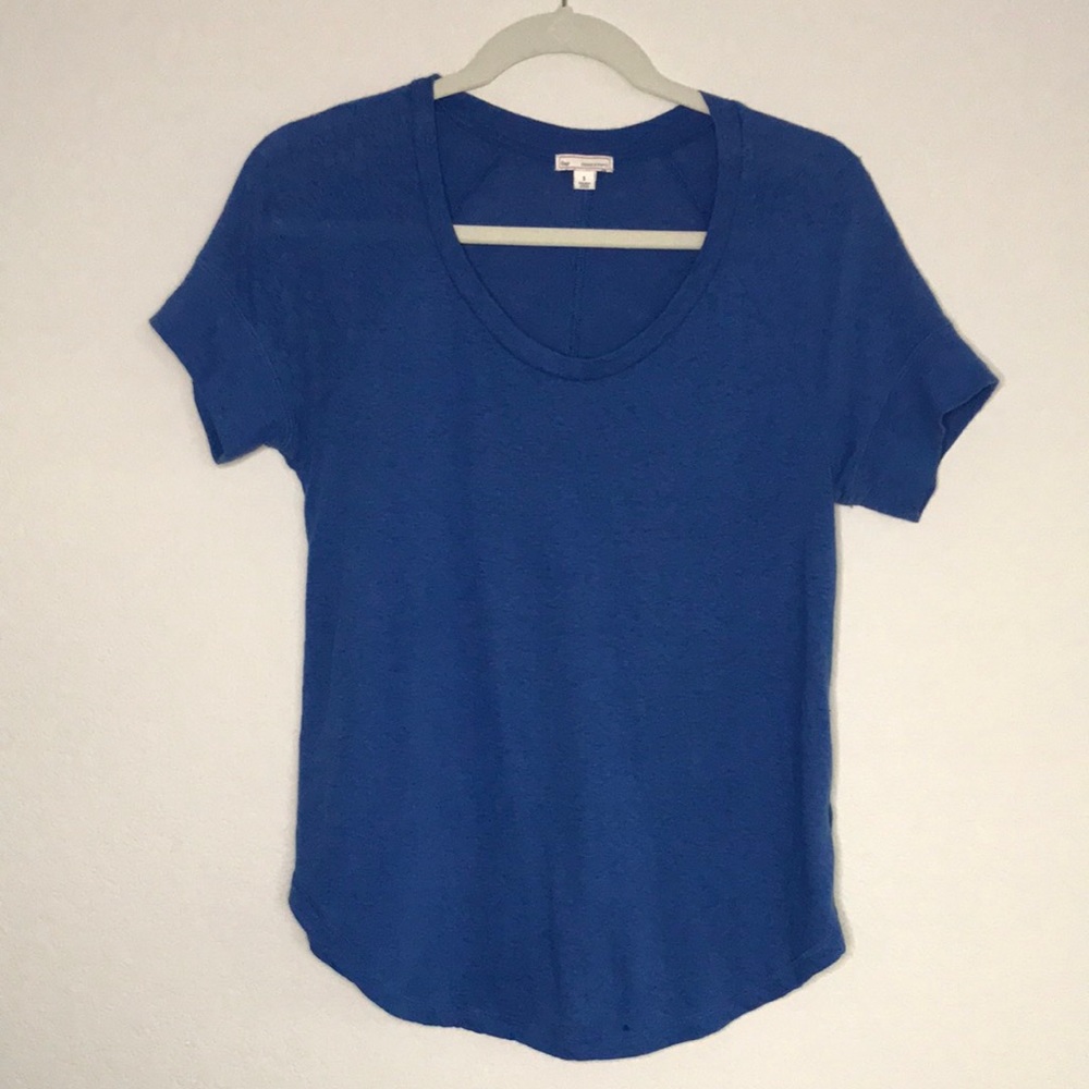 Gap Blue Scoop Neck Tee